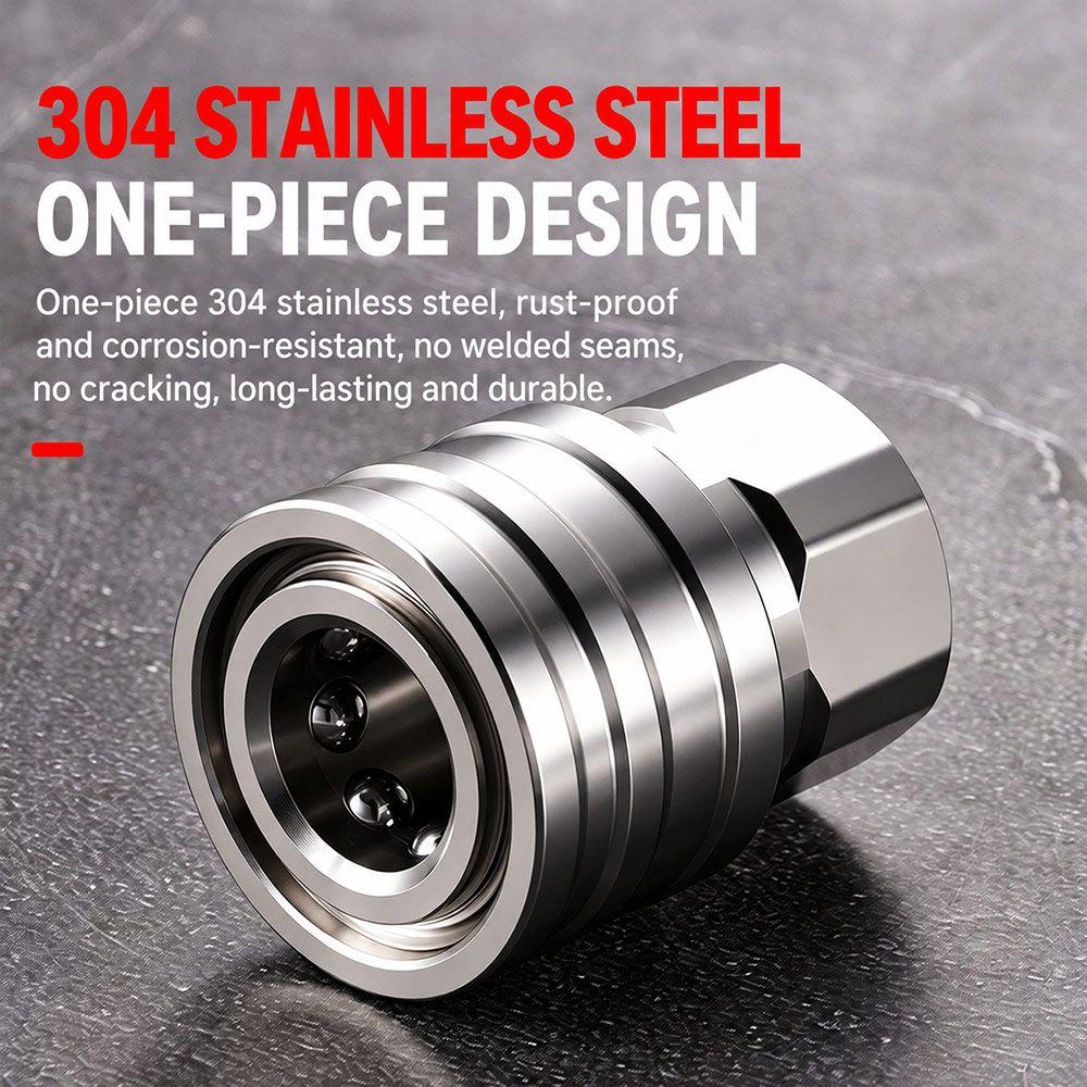 Thickened Quick Coupler 1/4inch Quick Connect Adapter New Spray Fitting for Paint Sprayer