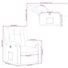 VidaXL Electric Recliner, Relaxation Chair with Adjustable Backrest and Footrest, Living Room Seat, Modern, 3205340