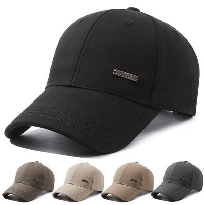 Spring Autumn Men's Cap Outdoor Sun Hat Sunscreen Baseball Cap Middle-Aged Sun Visor Hats Peak Cap