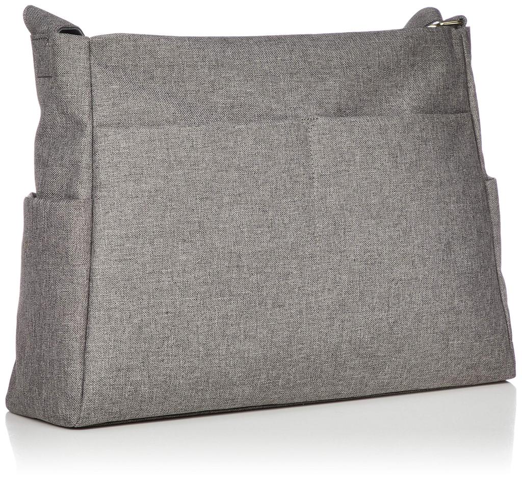 Anello Grote GT-H2522 CLP Klassiek Heather Polyester Schoudertas met 10 Vakken, Grijs