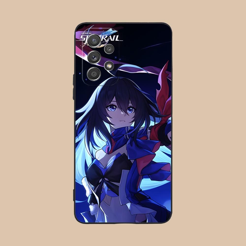 HSR Seele Matte TPU Mobile Phone Case for Samsung Galaxy A56 55 54 53 52 51 36 35 34 23 16 15 5G Colorful Cover