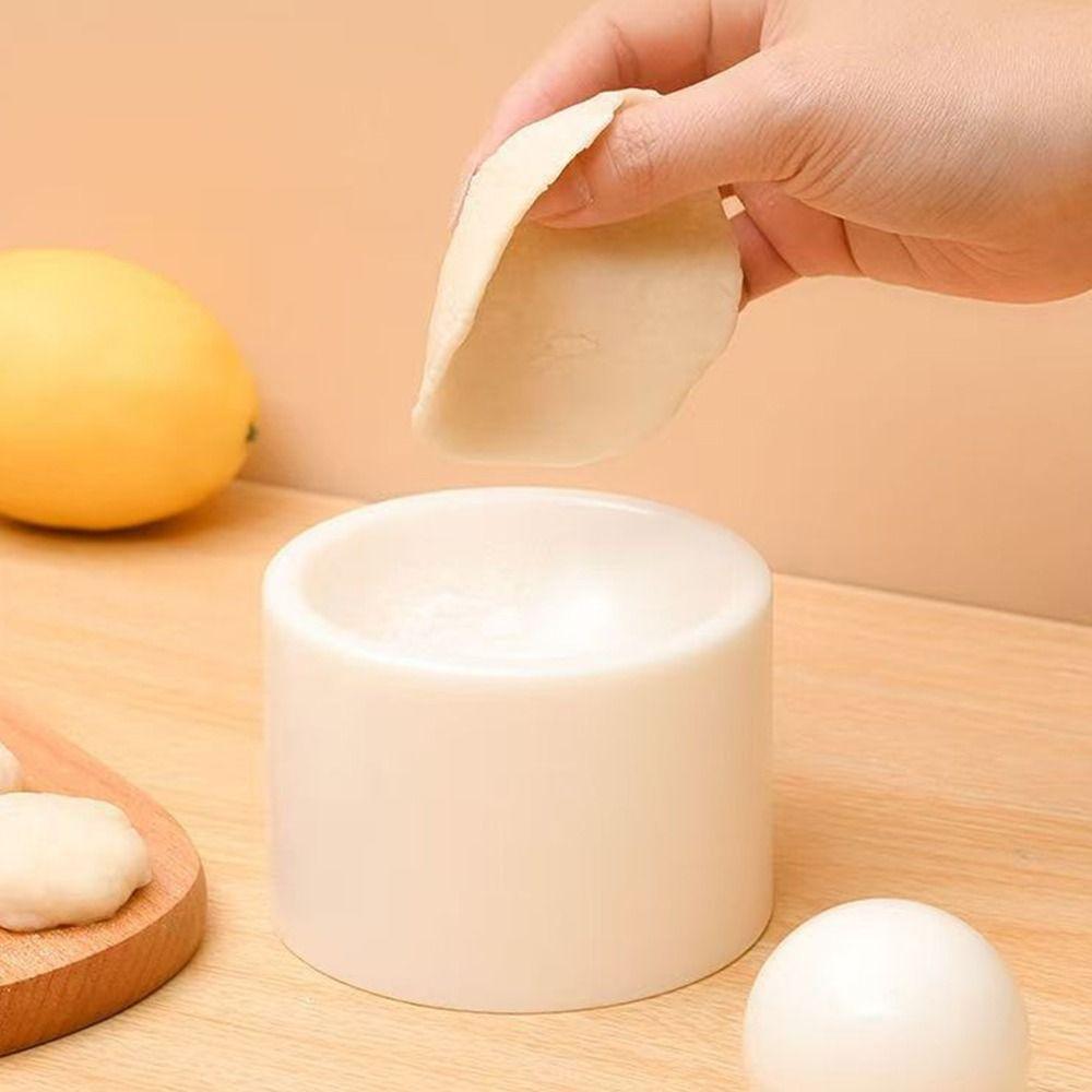 Pastry Tool Dumpling Wrapper Press Reusable Wood Dumpling Skin Maker  Household