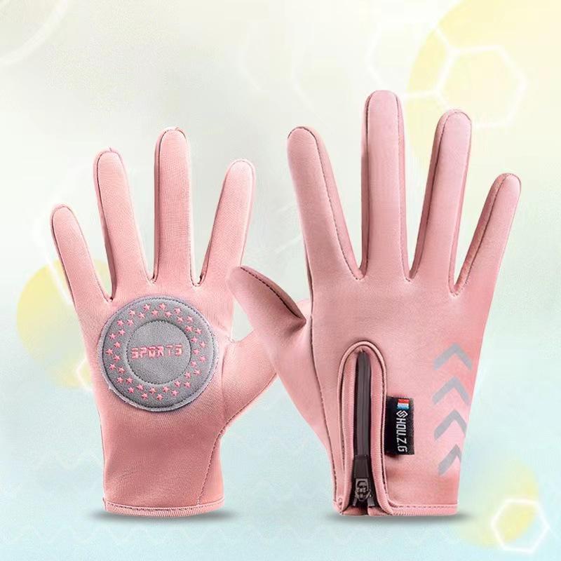 Children's Water-Repellent Winter Gloves: Warm & Thick for Outdoor Activities, Cartoon Design.