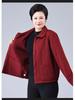 Plus Size Windbreaker for Middle-Aged and Elderly Women - Spring/Autumn Lapel Jacket