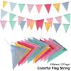 1Pcs 12 Flags Colorful Flag String  for Happy Birthday Party Wedding Decoration