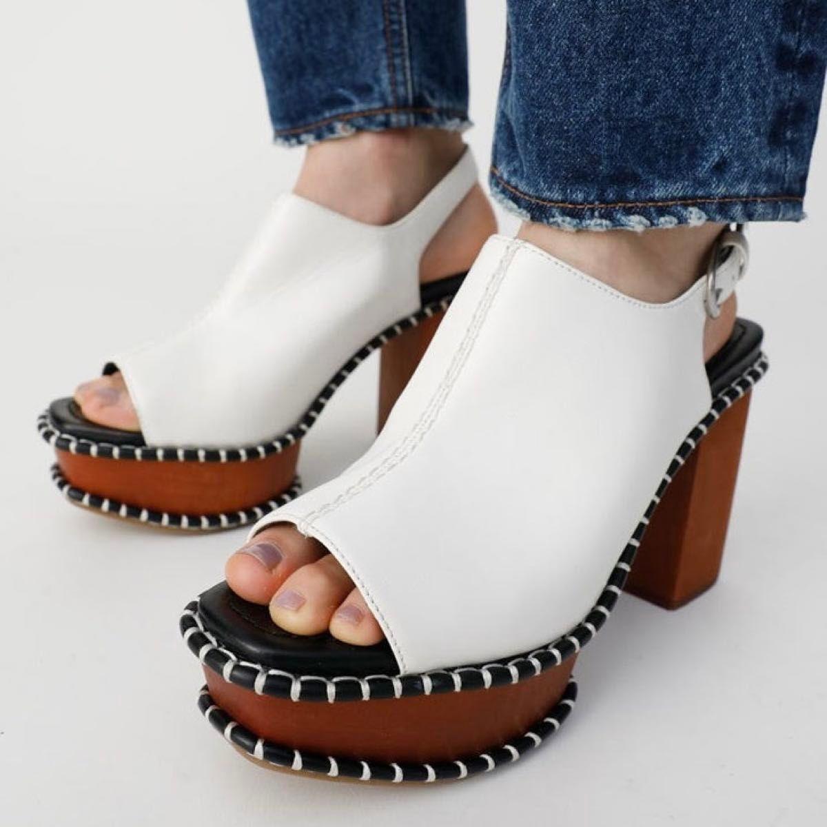 MOUSSY WOODEN SOLE SABOT Sandals M