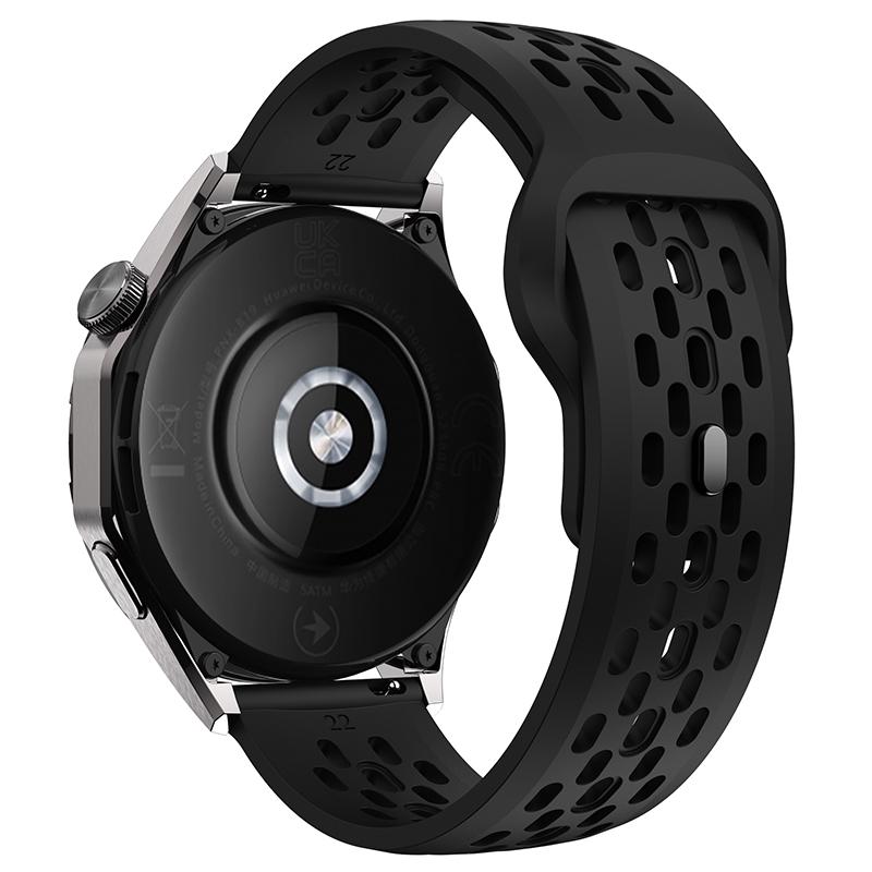 20mm 22mm Hole Silicone Band For Samsung Galaxy Watch 7 FE 6 5 4 for Huawei GT5 4 3 GT2 Pro Bracelet For Garmin Vivoactive4