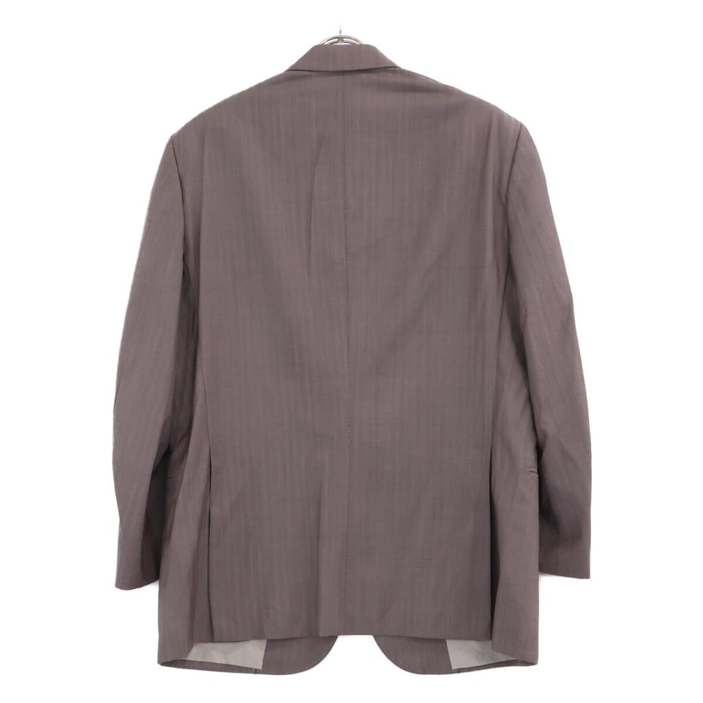 Brioni RA4G0M Brązowy Pasek SUPER 150'S Garnitur bez pleców zestaw garniturowy 50 BrązowyUżywany