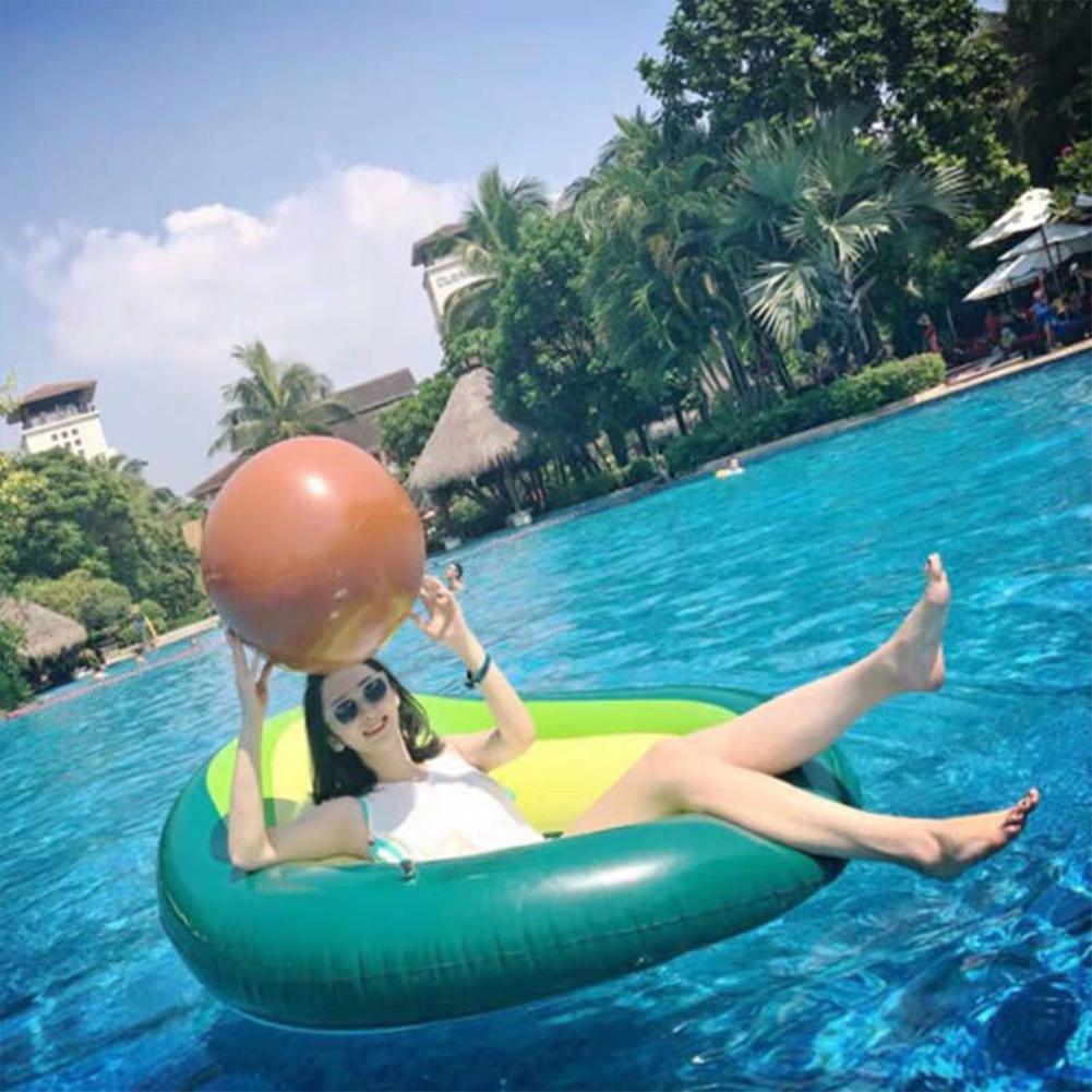 Avocado Schwimmring Mit Abnehmbarem Ball Schwimmtiere Luftmatratze Poolzubehör Spielzeug Aufblasbare Artikel