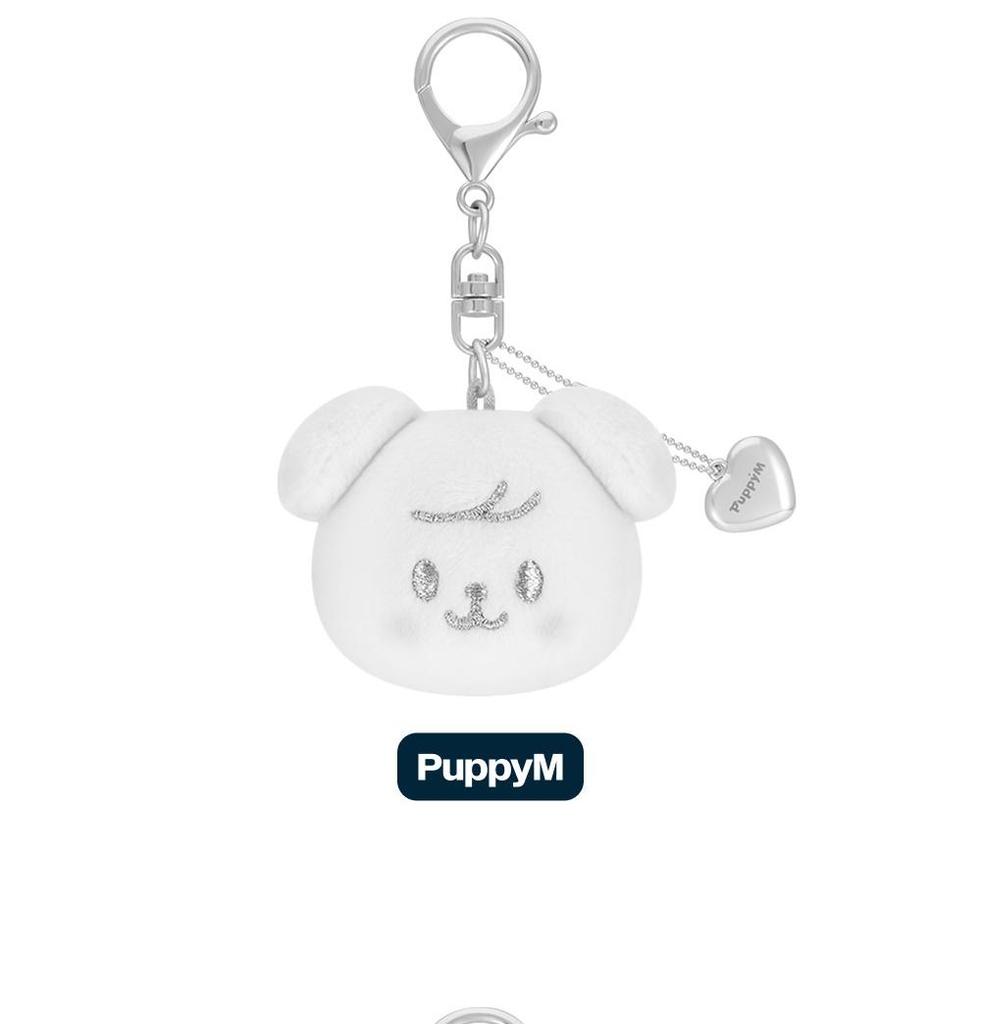 (SKZOO FACE KEYRING SILVER Ver.) Stray Kids [celebrATE] MD