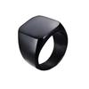 Anello di Coppia Stile Semplice Hip Hop Geometrico Lucido Decorazione Tutto Abbinabile Regalo Uomo Donna