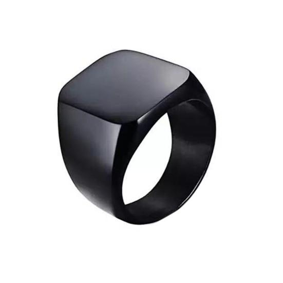 Anello di Coppia Stile Semplice Hip Hop Geometrico Lucido Decorazione Tutto Abbinabile Regalo Uomo Donna