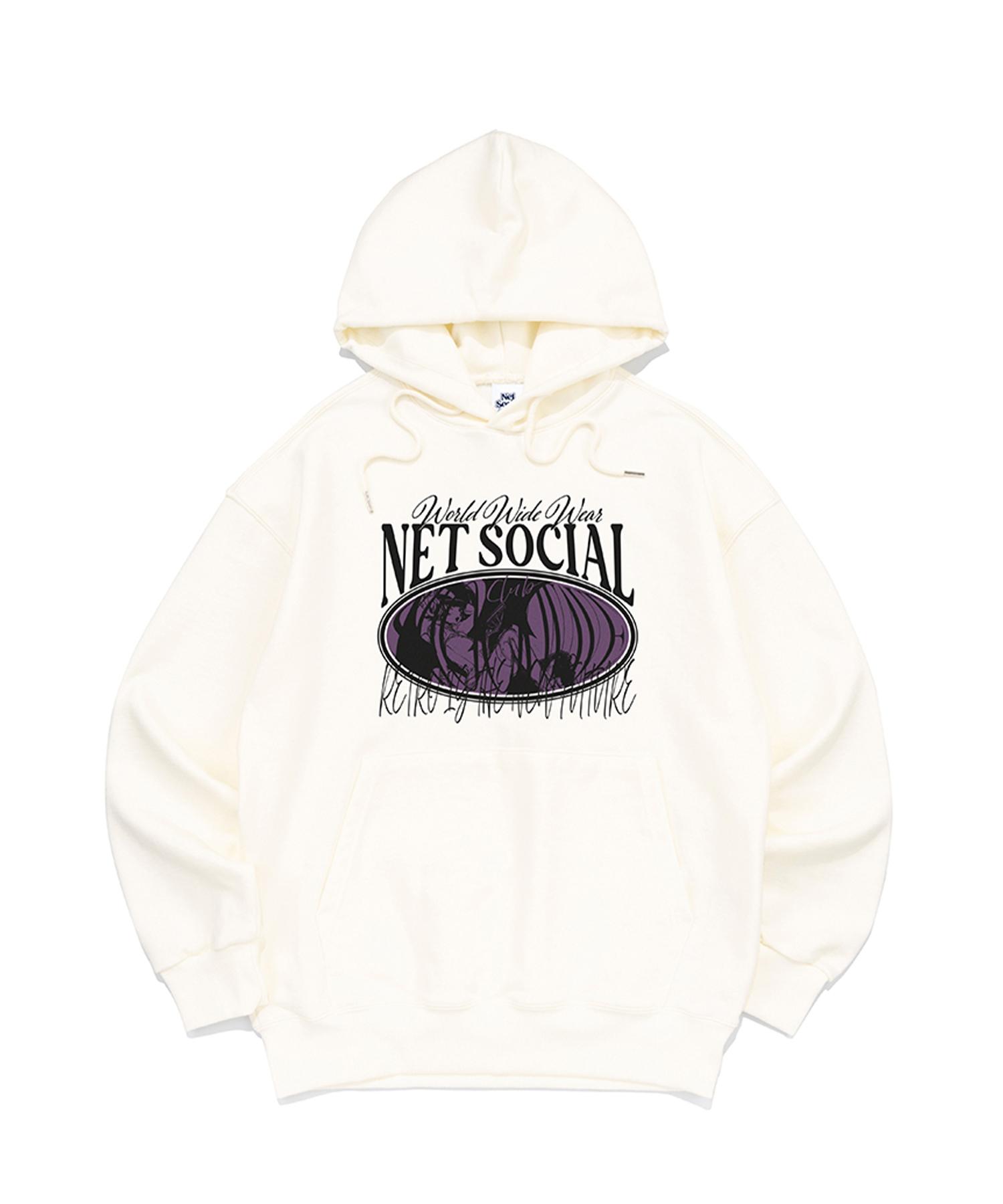 Net Social Club New Future Hood (Ivory) S