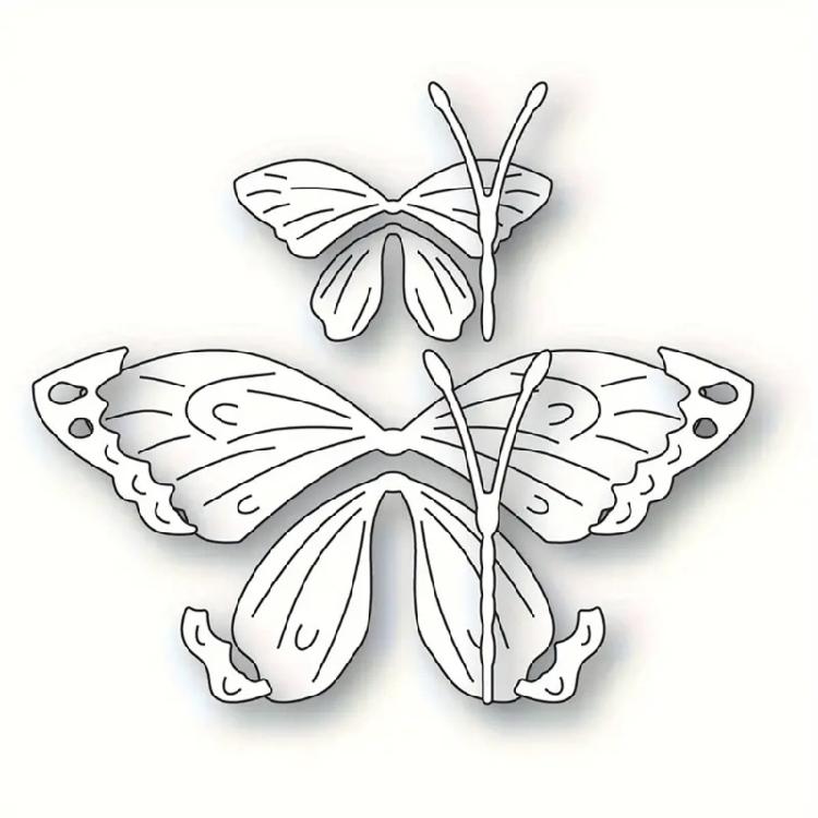 Butterfly Die Cut Scrapbooking Cutting Dies Templates For Scrapbooking Journal Packaging Photo Album Decoration