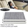 Pollen Cabin A/C Air Filter For BMW 5 Series E60 Saloon 520d N47D20A 520i N43B20A 1995CC 523i N52B25A 525d 2497CC 2003 - 2010
