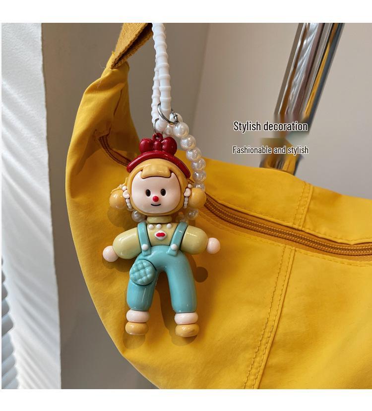 Chic Lightweight Candy Color Dumpling Bag for Women - 2025 Summer Versatile Japanese Style Crossbody
