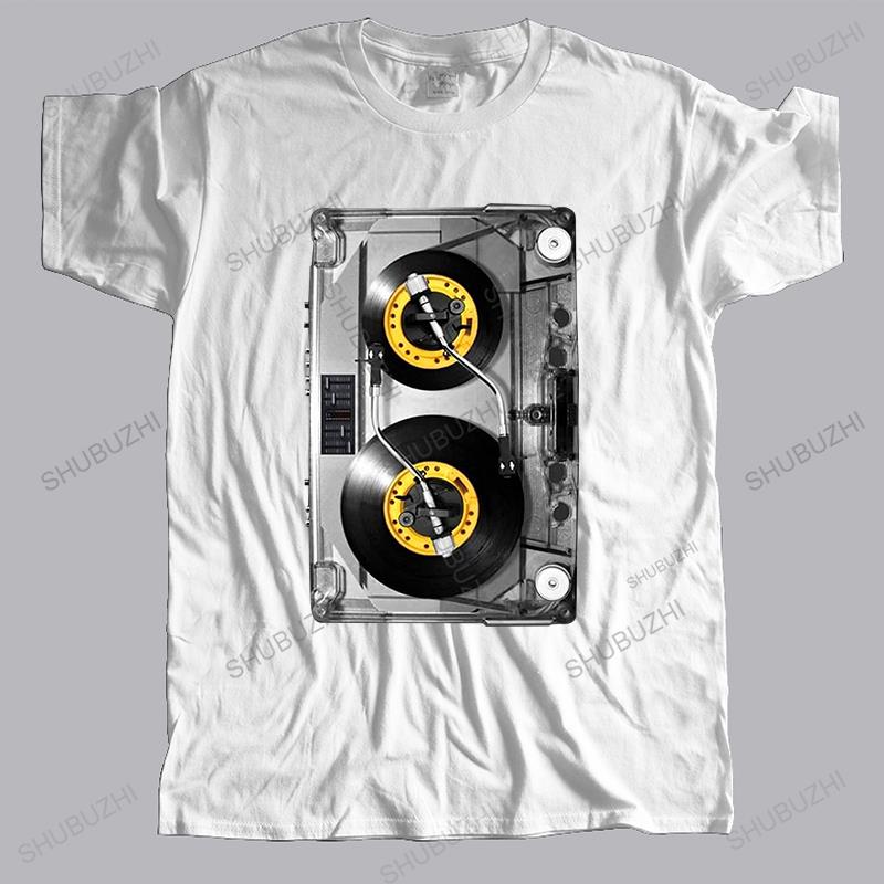 New T Shirt Black Tops For Unisex Dj Tjesto Retro Tape Awsome Mix Trance Old School Rave Unisex Bigger Size Summer T Shirts