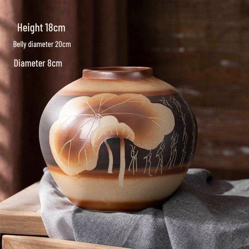 

Chinese Light Luxury Retro Handcrafted Flower Vases
