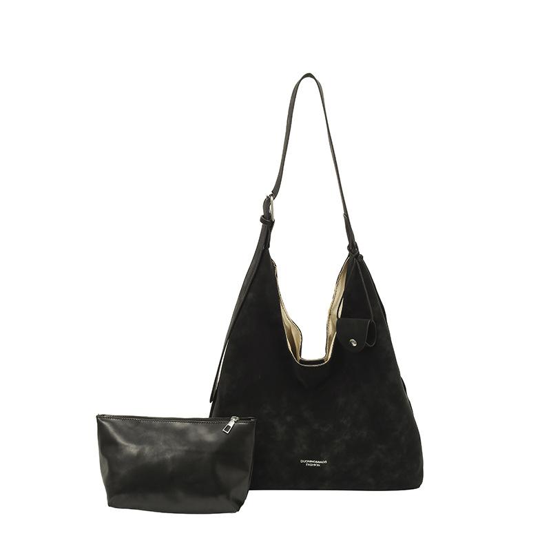 

Largecapacity women s bags, tote bags, fashionable children and mothers, shoulder bags, niche personalized women s bags чёрный