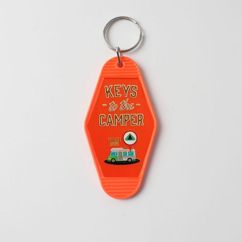 Hotel Guesthouse ABS Plastic Keychain Tag and Key Hanger Pendant