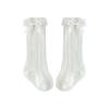 Class A Thin Mesh Summer Children's Mid-Calf Socks with Bow for Girls