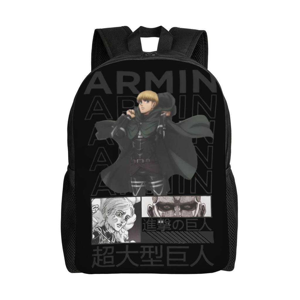 3D Printing Attack On Titans Backpack for Boys Girls Manga School College Travel Bags Women Men Bookbag Fits 15 Inch Laptop