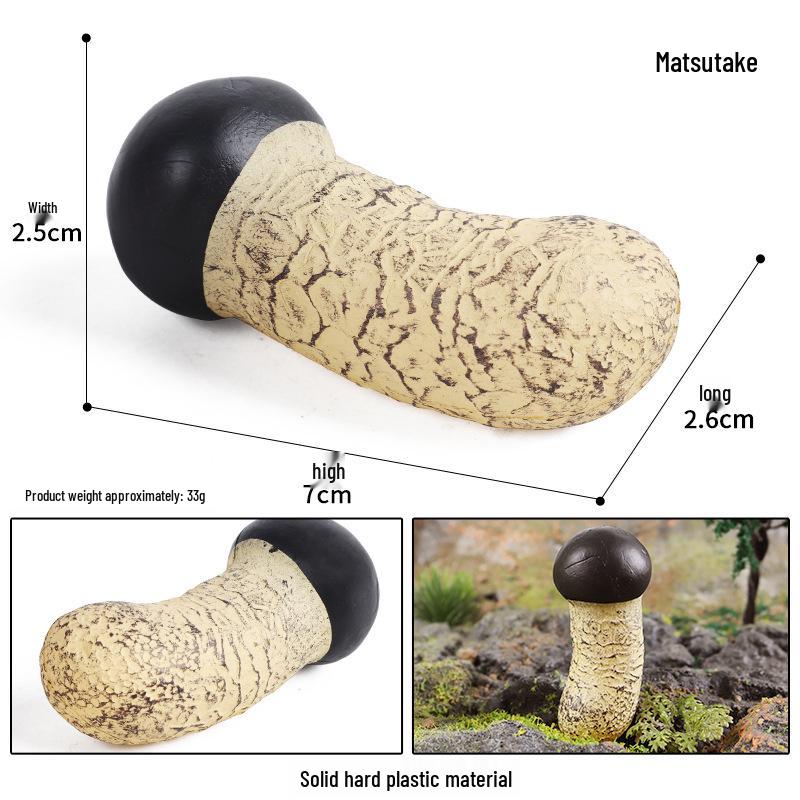 Children s Cognitive Vegetable & Mushroom Simulation Toy Set