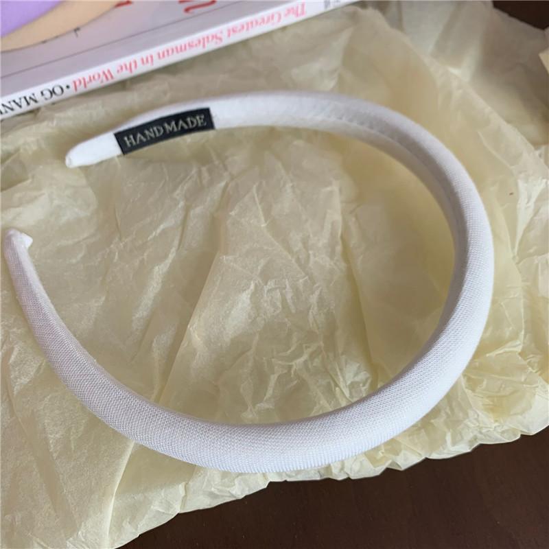 Sweet Candy-colored Fine-style Sponge Hairband for Girls, A New Trendy Korean Version of French-style Colorful Headband Hair Accessory