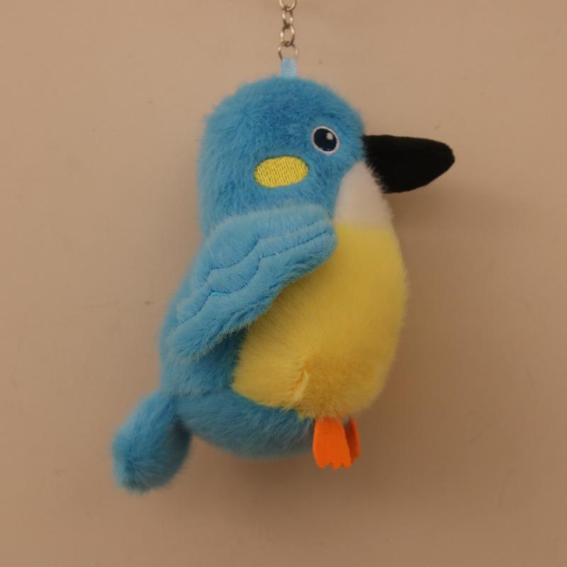 

Милая мультяшная птица, плюшевая игрушка, кукла, сумка, брелок, украшение, подвесная цепочка, детский подарок, кулон 4 inches