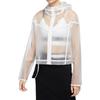 Nike Sportswear Windrunner Semi-Transparent Solid Long Sleeve Hooded Zip Jacket Unisex Outerwear White CU6579-975