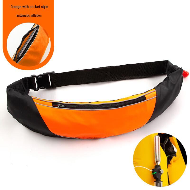 Adandyish Portable Automatic Inflatable Fishing Lifebelt