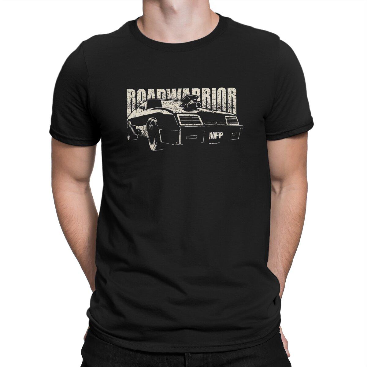 

Mad Max Movie Inspired Roadwarrior T Shirt Goth Men Tees Summer Clothing Polyester Crewneck TShirt 4XL