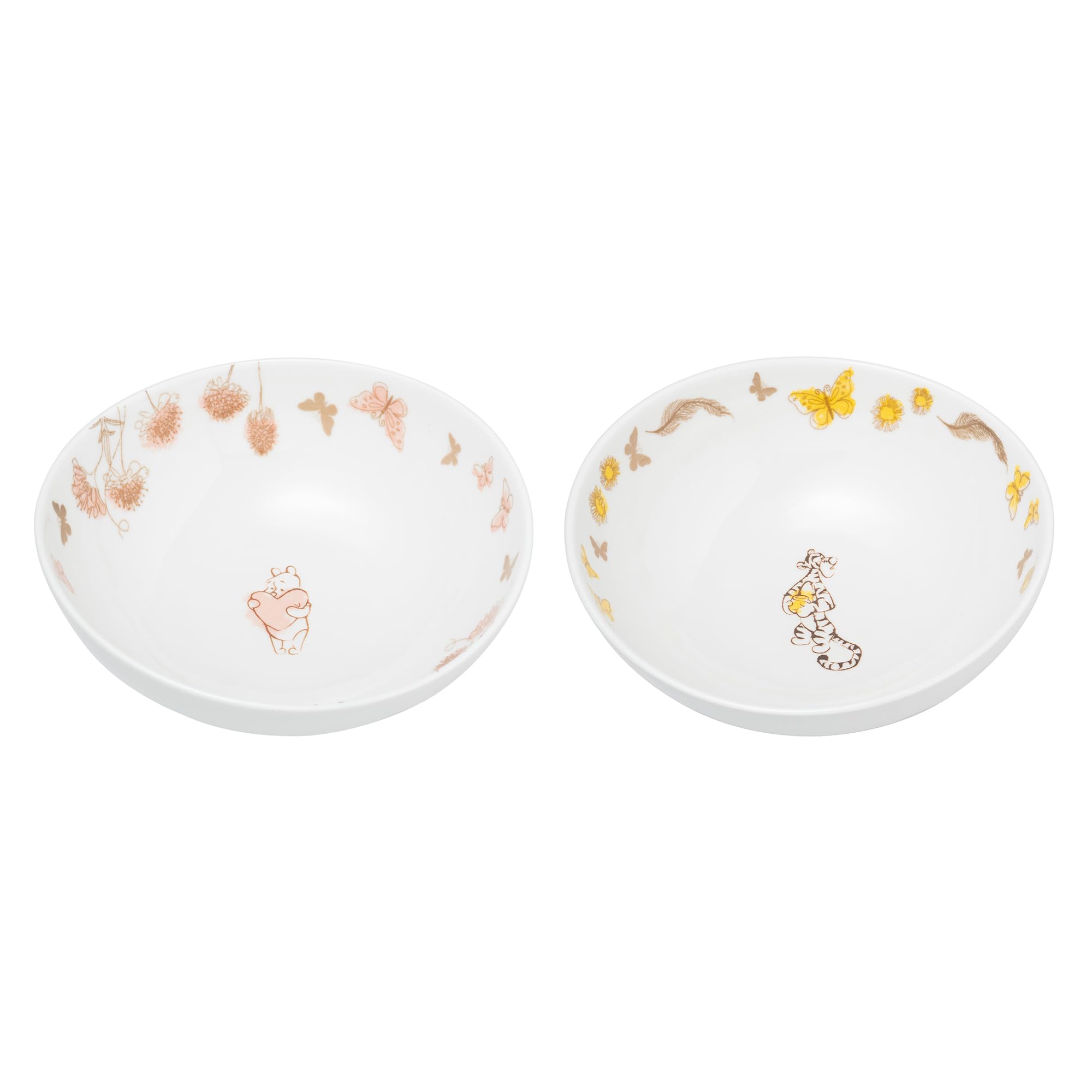 

maebata Disney Winnie the Pooh Flower Pair Salad Pooh Tigger 69153 Bowls, &