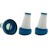 Filtros de Aspirador de Substituição Nispira SVF11 Compatíveis com Aspiradores de Vara Sem Fio de Lítio 2 em 1 Black and Decker HSV320J HSV420J HSV520J HSV320J32 3 Peças