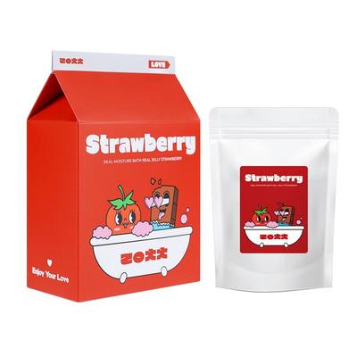 Real Moist Bath Real Jelly Strawberry Flavor, 150g, 1 Piece