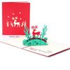 1pcs 3D Pop Up Greeting Cards With Envelope Laser Cut Post Card For Birthday Christmas Valentine' Day Party Wedding Decoration