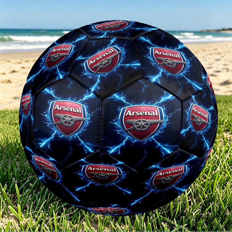 Football team.C Print Size 5 Soccer Ball, PU Wear Resistant Football for Match Training and Daily Practice, Birthday Gift for Soccer Fans