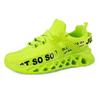 Couple's Fashion Sneakers Breathable Mesh Running Sports Shoes Elastic Casual Shoes Shock Absorption Trainers