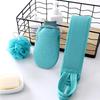 Double-Sided Exfoliating Back Scrubber Set with Loofah Ball and Towel