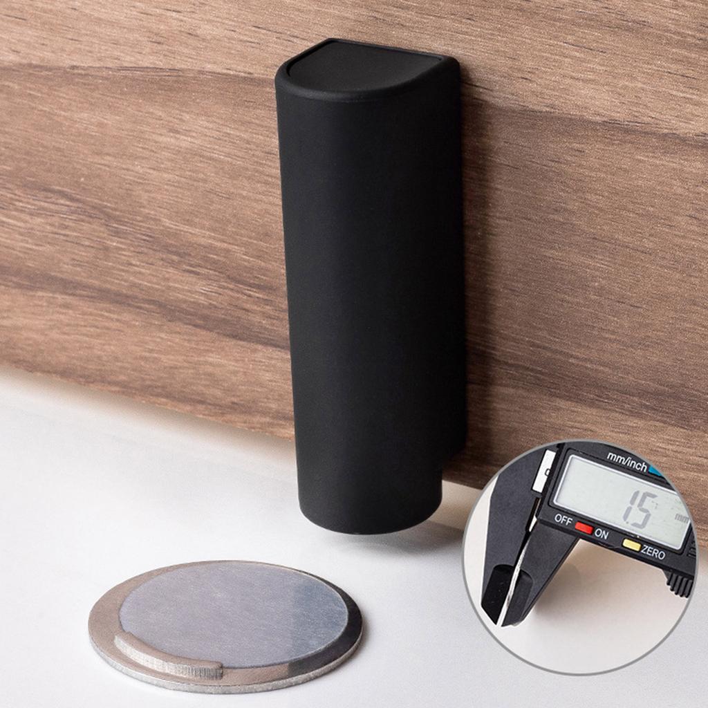 Punch Frees Magnetic Door Bumper ABS & Iron Magnetic Door Holder Child & Pet Friendly Magnetic Door Stop for Household