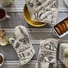 Cotton Oven Gloves Vintage Anti Steam Gloves Insulation Pad  Ironing Board