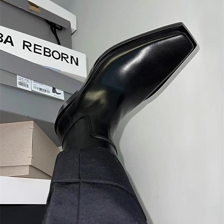 Fashion Size 34-45 Chunky Heel Women Wedges Pointed Toe Ankle Boots British Woman Footwear Female Shoes Wedge Boots New Evening Shoes