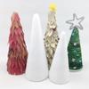 15x Craft Foam Cones DIY Home Project Cake Topper Christmas Tree for Table Centerpiece Celebration Party Activities Crafting
