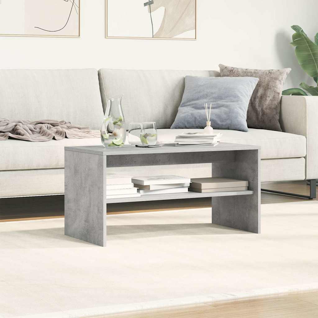 Szafka Pod Tv, Betonowy Szary, 80 X 40 X 40 Cm, Płyta Wiórowa
