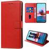 Case - E.F.CONNECTION - for Redmi Note 9 Pro/Note 9S - Red - 360 Degree Protection - Soft Leather Effect