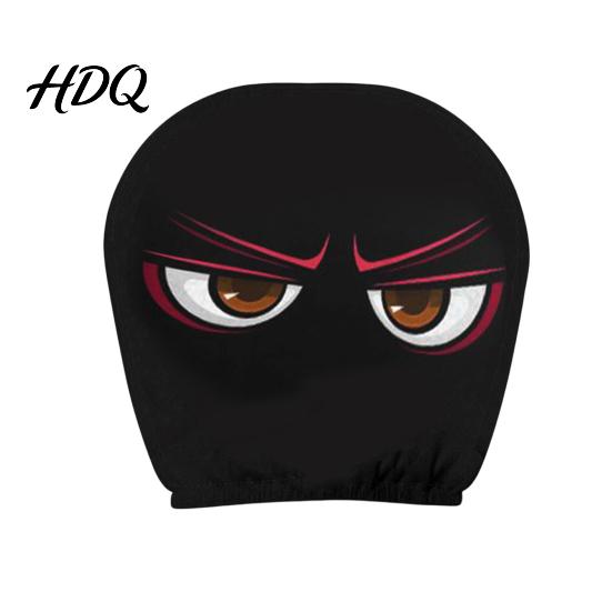 Headrest Cover for SUV Funny Car Covers Spooky Pattern Seat Polyester Protector Protector Universal Breathable Stretchy Interior Accessories