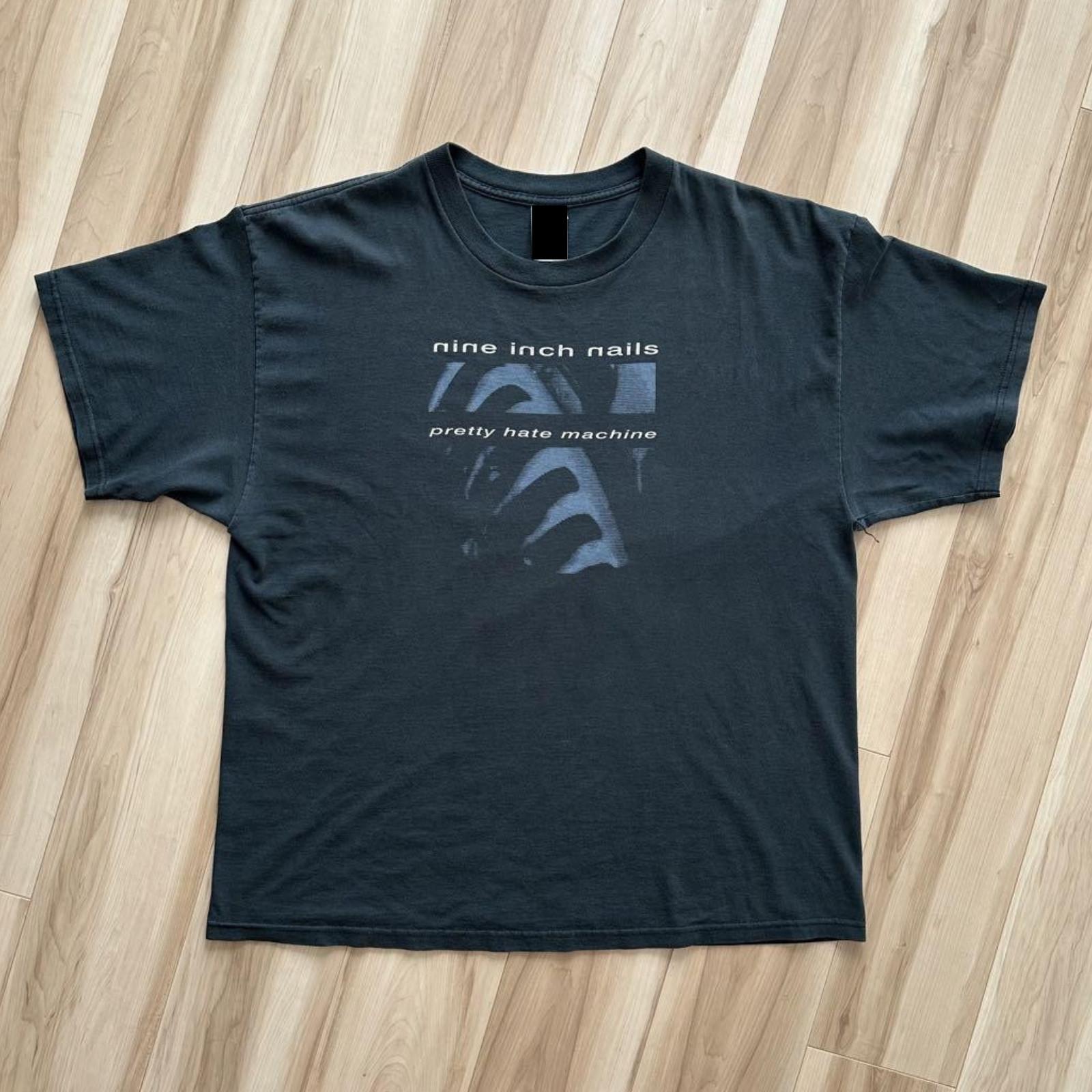 Nine Inch Nails 90s Nine Inch Nails Vintage T-Shirt ReprintHeavy Cotton S