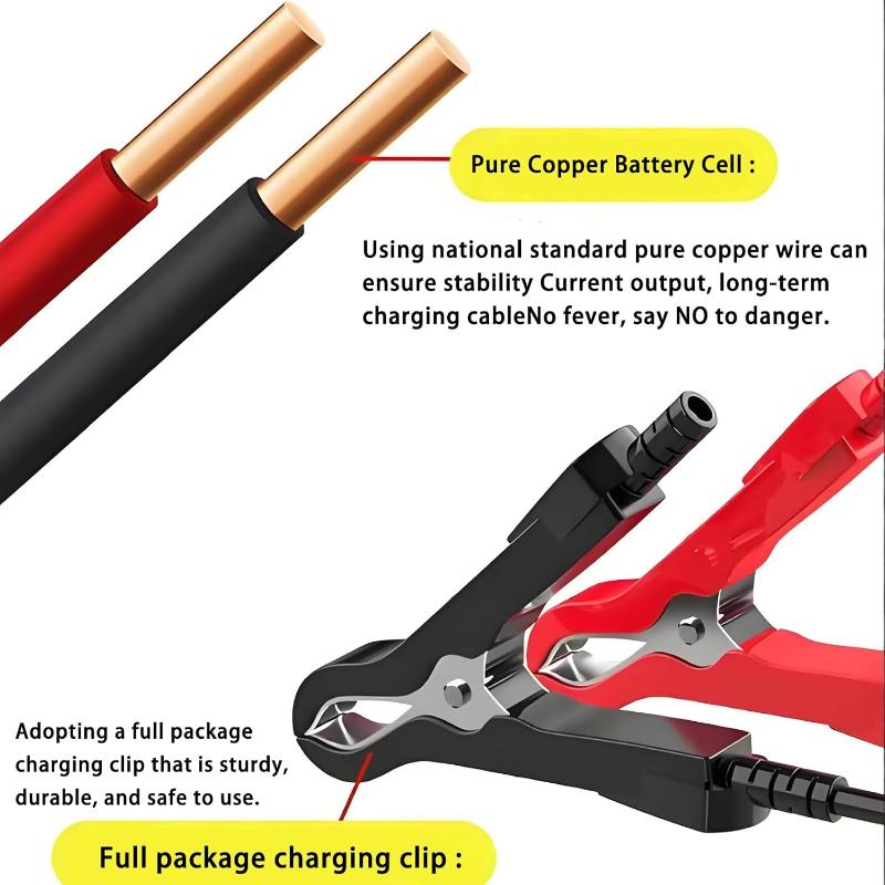 Portable Emergency Car Battery Charger Universal 12V Auto Jump Starter Power Pack for Camping Road Travel Vehicle Use