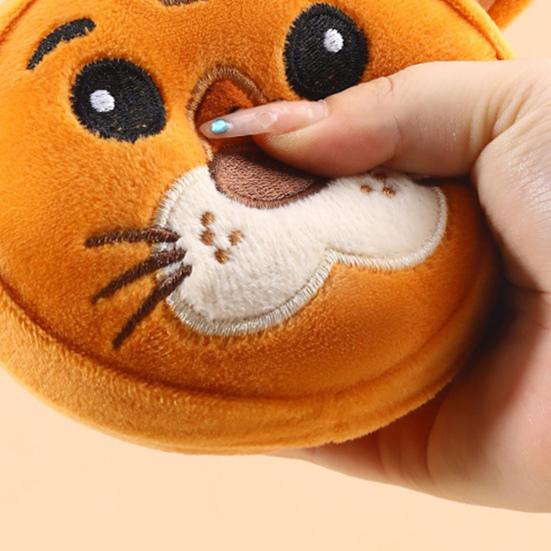 Dog Chew Toy Bite Resistant Relieve Boredom Emotion Comfort Built-in Sounder Animal Plush Toy
