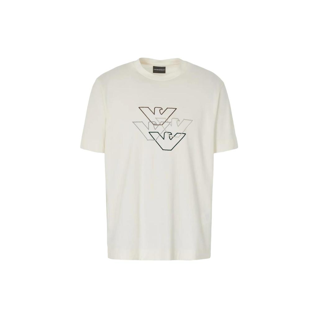 Emporio Armani Logo-print Cotton T-shirt 6R1T74-1JPZZ-101L0